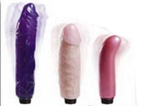 3 Dildo Aufsätze in unterschiedlichen Farben