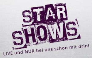 Star Shows in lila Logo